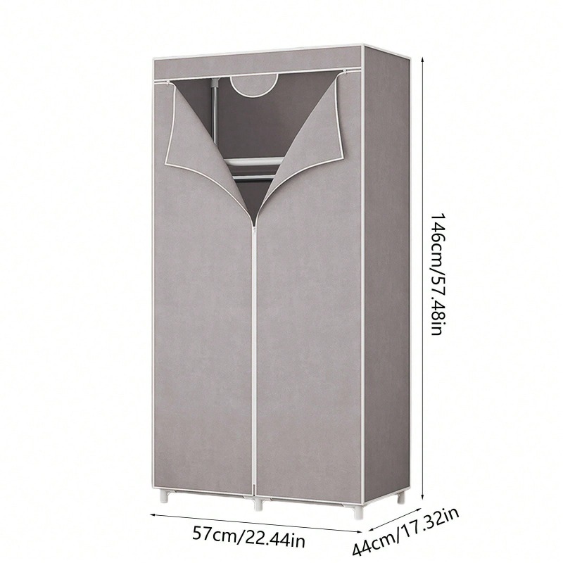 Red/Gray/Blue/Coffee Portable  - Wardrobe Closet Portable Fabric Cover review and price