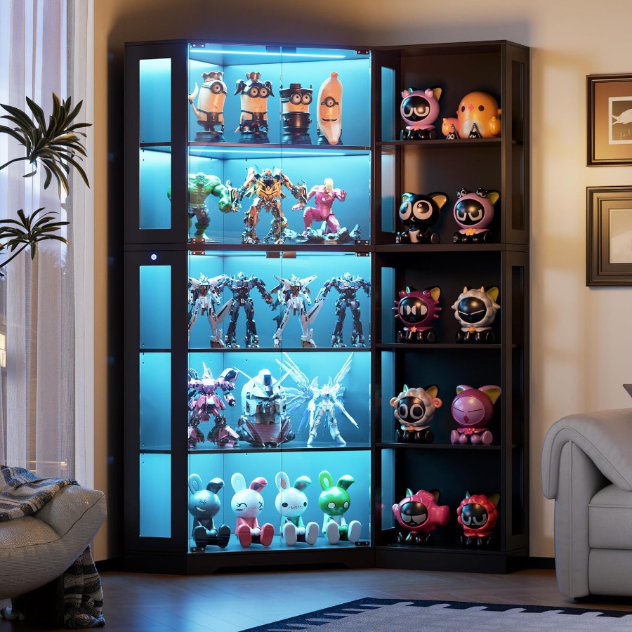 Corner display curio cabinet w - Storage review and price
