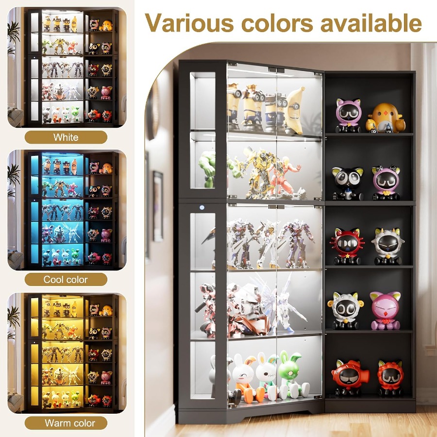 Corner display curio cabinet w - Storage review and price