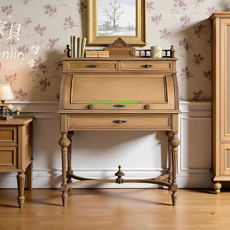French Retro Solid Wood Clamsh - Tables review and price