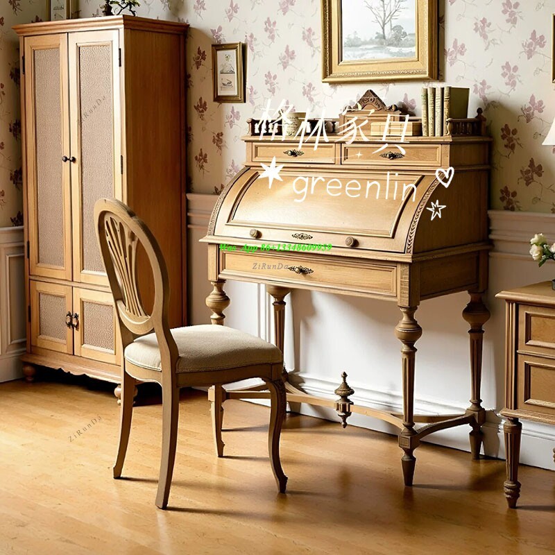French Retro Solid Wood Clamsh - Tables review and price