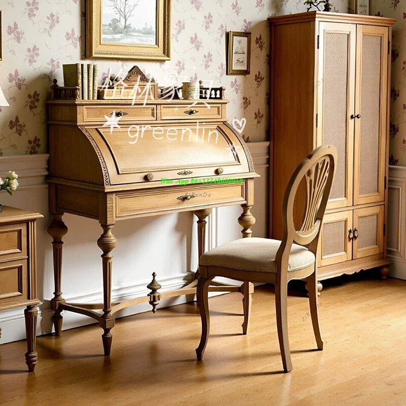 French Retro Solid Wood Clamsh - Tables review and price