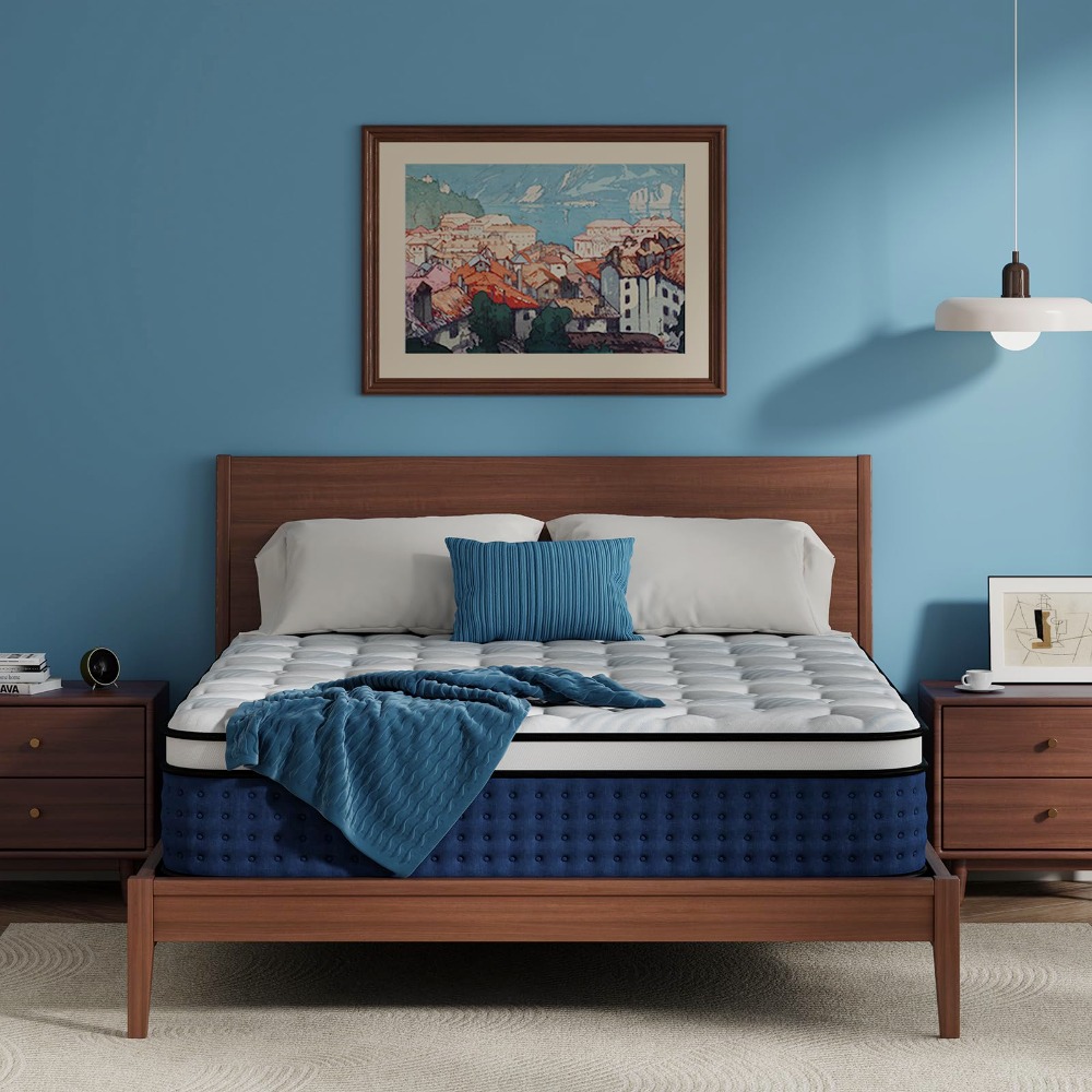 Queen Mattress, 12 Inch Hybrid - Memory Foam Mattress In A Box Queen review and price