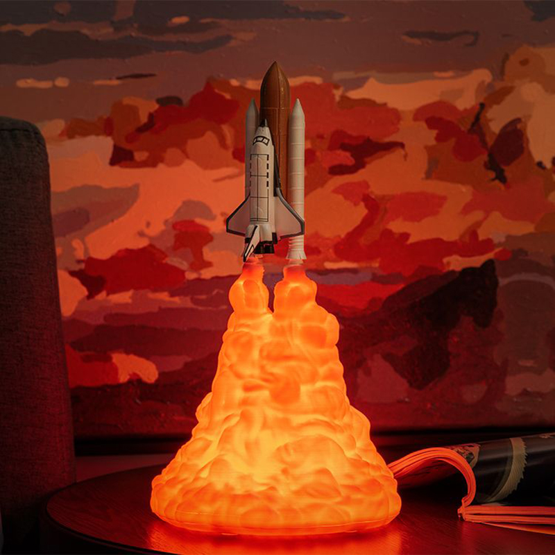 USB Rechargeable Space Shuttle - Floating Nightstand With Led Light review and price